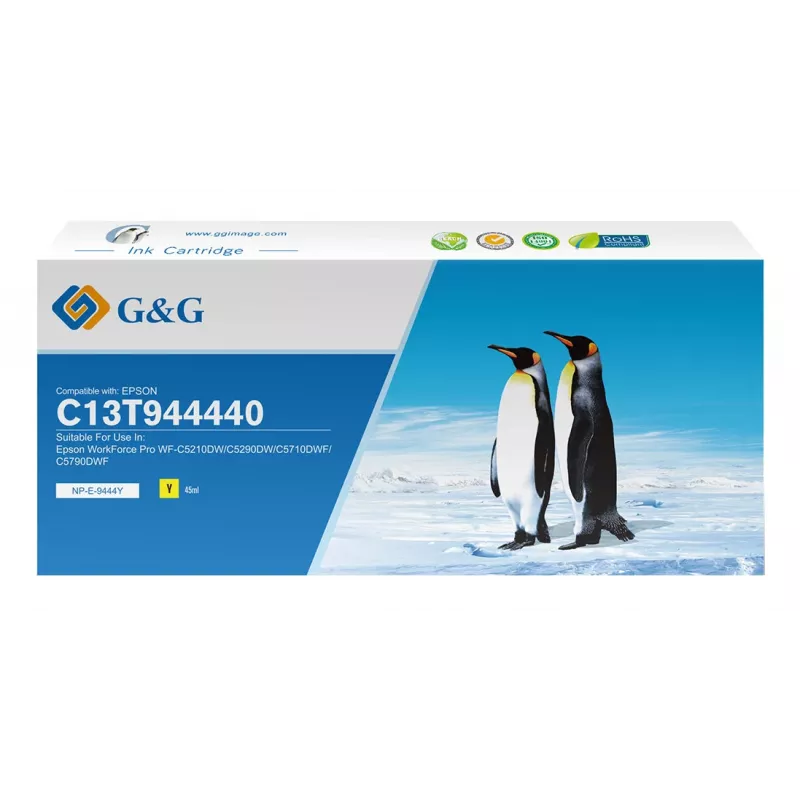 Cartucho de tinta amarelo compatível G&G para Epson T9444 (15982)