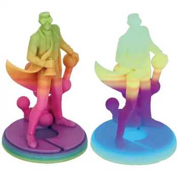 Filamento 3D Polymaker Panchroma PLA Gradient Luminous Rainbow 1,75 mm 1 kg CA09003