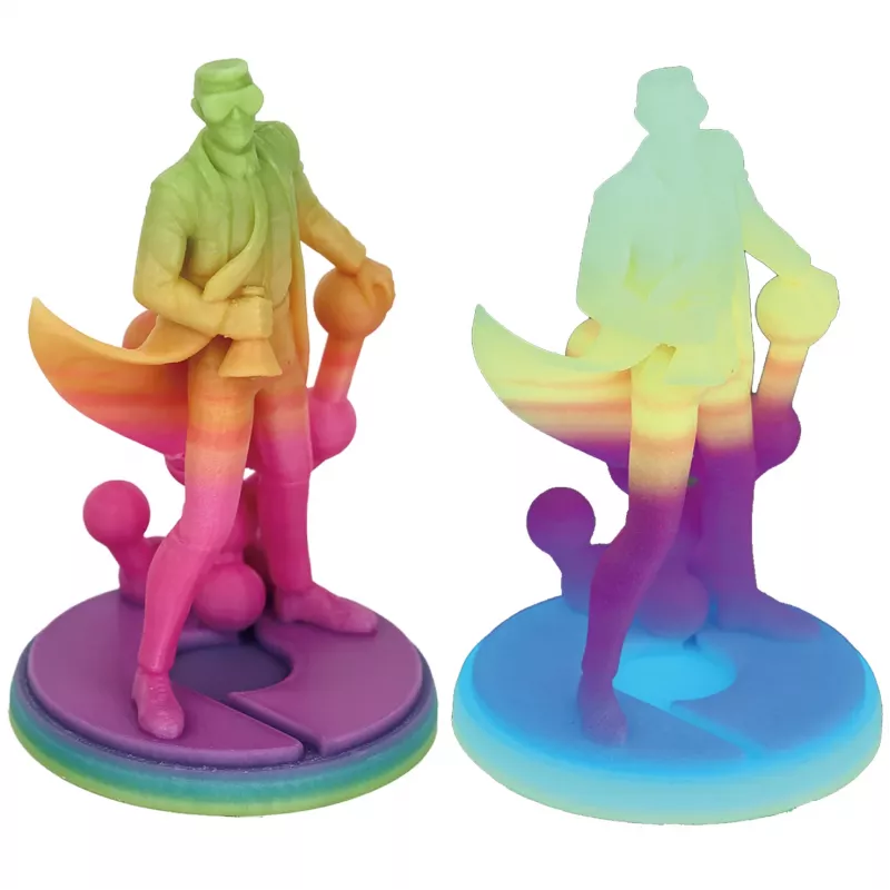 Filamento 3D Polymaker Panchroma PLA Gradient Luminous Rainbow 1,75 mm 1 kg CA09003