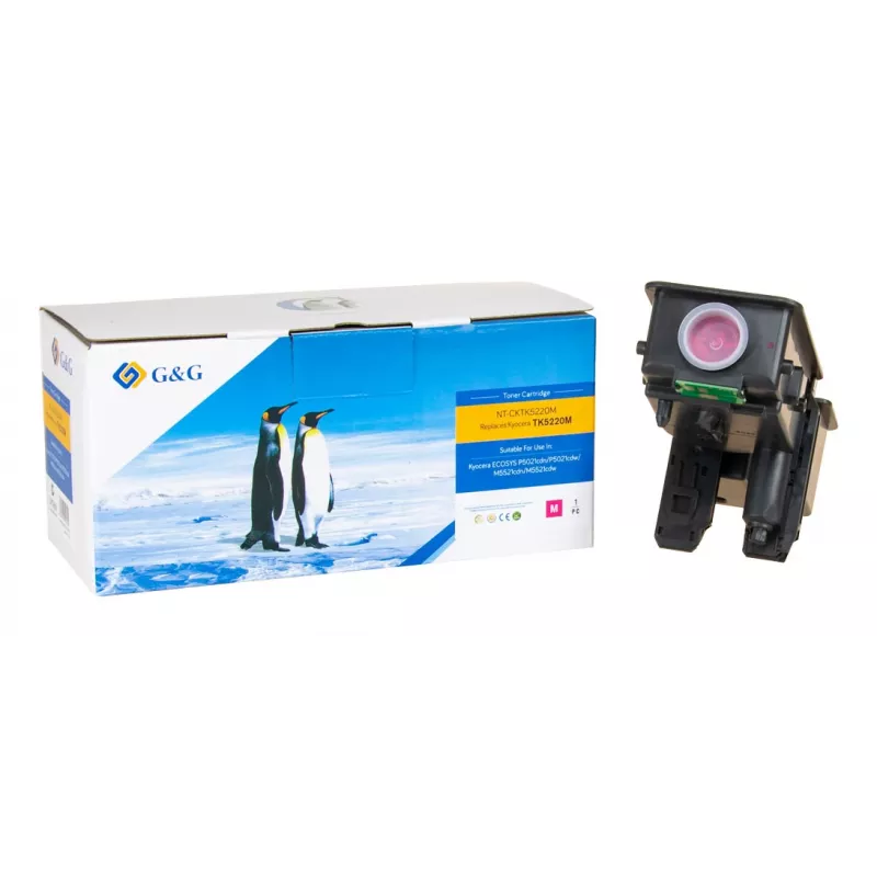 Cartucho de toner magenta compatível G&G para Kyocera TK-5220M (16899)