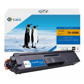 Cartucho de toner XXL compatível G&G com Brother TN-426BK (14307)
