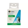 G&G TD-RL-D-91201/2/8-3P Conjunto de fitas de etiquetar, 12 mm, pack de 3 (branco, amarelo, prateado sobre preto), compatível com DYMO D1