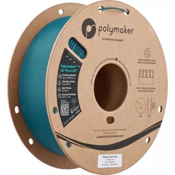 Polymaker HT-PLA-GF Filamento PLA reforçado com fibra de vidro 1,75mm 1kg Preto PA18009