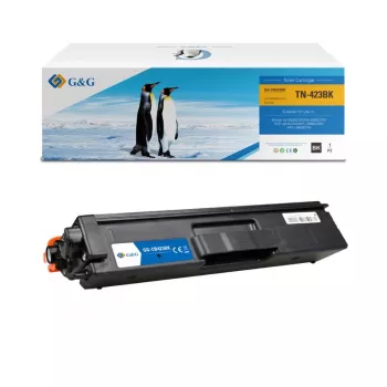 G&G Cartucho de toner preto compatível para Brother TN-423BK (GS-BTN423K)