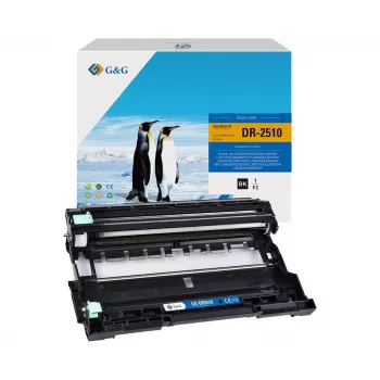 G&G unidade de tambor compatível para Brother DR-2510 (21982) - 12.000 páginas