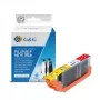 Tinteiro ciano de alto rendimento G&G compatível com Canon CLI-571XLC / 0332C001 (13857)