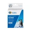 Tinteiro preto compatível G&G Brother LC422BK (550 páginas) - 20580