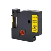 G&G Rhino 21698 fita de etiquetar 19 mm preto sobre amarelo (substitui DYMO 18491)