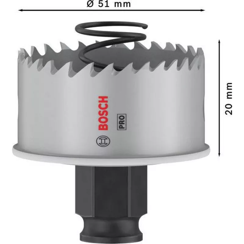 Bosch Progressor para madeira e metal serra copo cobalto 51 mm 2608594455