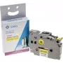 G&G cassete de fita de etiquetar Brother TZe-631 preto sobre amarelo 12mm 8m 14957