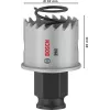 Serra copo Bosch Accessories 2608594447 Progressor for Wood and Metal 32 mm cobalto bimetal