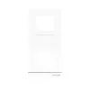 BUSCH-JAEGER BJ 41383CF-W-03 Placa frontal vídeo 1/3 Branco (2TMA130160W0010)