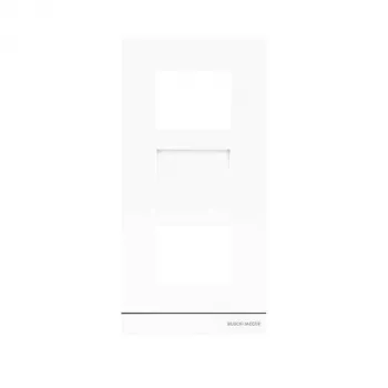 BUSCH-JAEGER BJ 41383CF-W-03 Placa frontal vídeo 1/3 Branco (2TMA130160W0010)