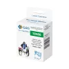 G&G Fita de etiquetar flexível em nylon 12mm x 3,5m para Dymo Rhino, branco com impressão preta (RL-D-Ny-18488-BK/WT-12MM*3.5M)