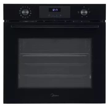 Midea MBO7NM30D0-BK Forno elétrico de encastrar, 73 L, Autolimpeza pirolítica, Controlo tátil, Preto
