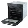 Midea MBO7NM30D0-BK Forno elétrico de encastrar, 73 L, Autolimpeza pirolítica, Controlo tátil, Preto