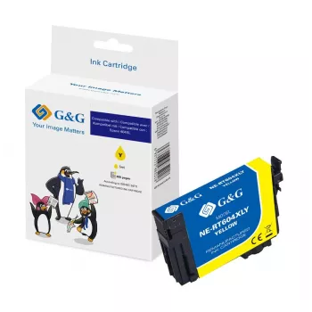 Tinteiro de tinta amarela compatível G&G Epson 604XL (20551)