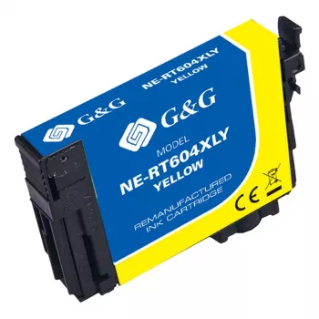 Tinteiro de tinta amarela compatível G&G Epson 604XL (20551)