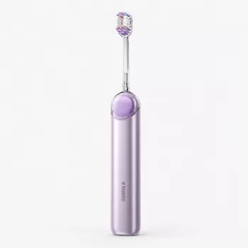 Escova de dentes elétrica RANVOO PQ5 Pure Sonic, Roxo, 5 modos, 4 cabeças de escova, carregamento USB