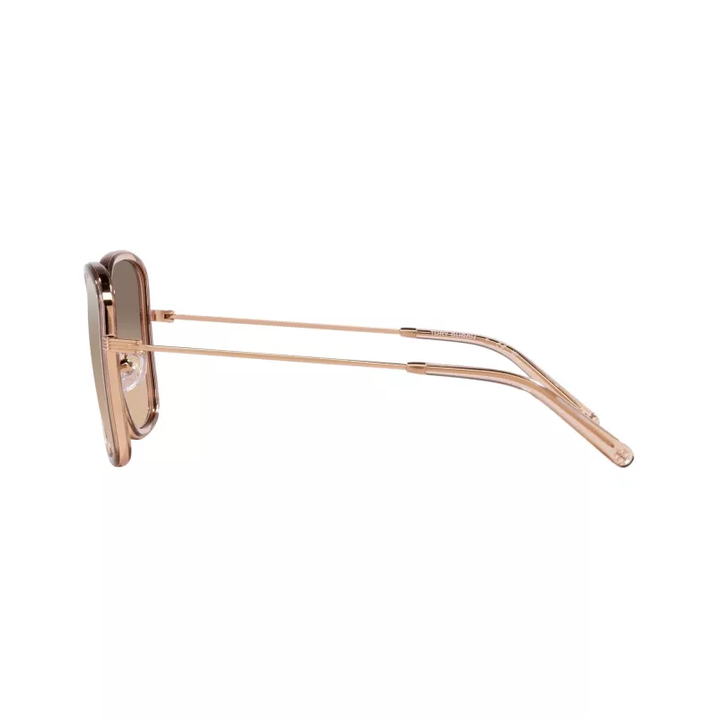 Óculos de sol de mulher Tory Burch TY6101 33683D, armação Dark Havana, lentes Brown Gradient, 53mm