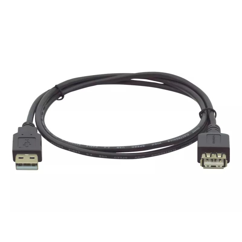 Cabo de extensão USB 2.0 Kramer Electronics C-USB/AAE-3, ficha USB-A macho para conector USB-A fêmea, 0,9 m, branco 96-02121003