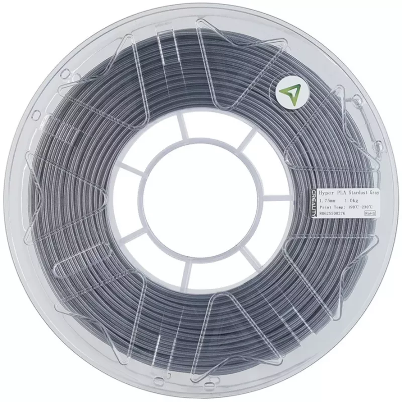 Filamento para impressora 3D Creality Hyper PLA RFID Stardust Grey, 1,75 mm, 1 kg