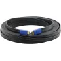 Cabo HDMI de alta velocidade com Ethernet Kramer C-HM/HM/FLAT/ETH-25, 7,6 m, plano, duplamente blindado, preto 97-01014025