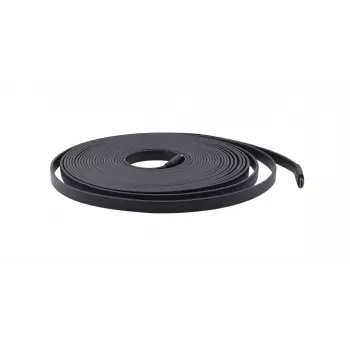 Cabo HDMI de alta velocidade com Ethernet Kramer C-HM/HM/FLAT/ETH-25, 7,6 m, plano, duplamente blindado, preto 97-01014025