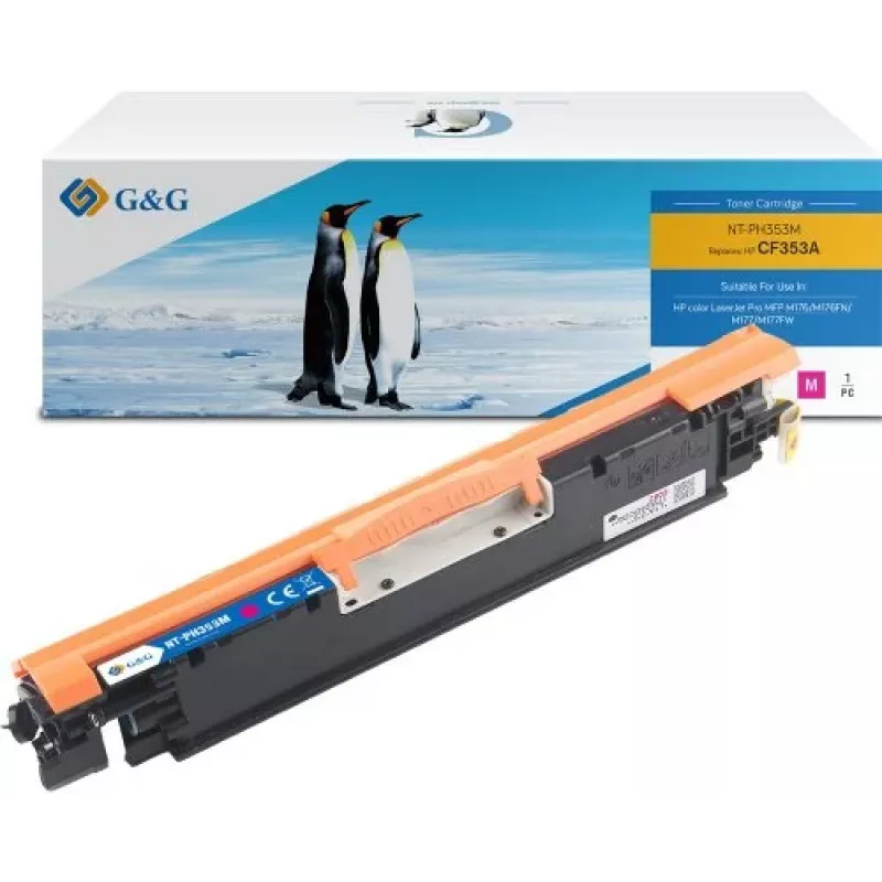 Cartucho de toner magenta compatível HP 130A / CF353A G&G (17072)