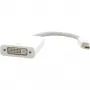 Cabo adaptador Kramer ADC-MDP/DF Mini DisplayPort macho para DVI-I fêmea 15 cm 99-95200003