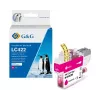 Tinteiro compatível G&G Brother LC422M magenta (550 páginas) 20582