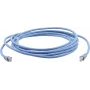 Cabo de rede Kramer série C-UNIKAT C-UNIKat-2 ficha RJ-45 macho para ficha RJ-45 macho 61 cm U/FTP CAT 6a blindado isento de halogéneos snagless robusto azul RAL 5012 99-3460002