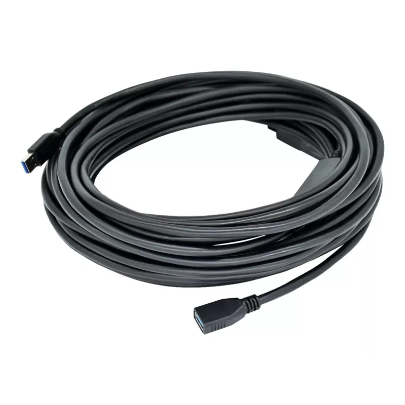 Cabo de extensão ativo USB 3.0 Kramer CA-USB3/AAE-15, 4,6 m, preto 96-0216015