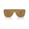 Óculos de sol Michael Kors homem MK1152-1001F9 Pilot, armação preta, lentes cinzentas, 58-17-145 mm