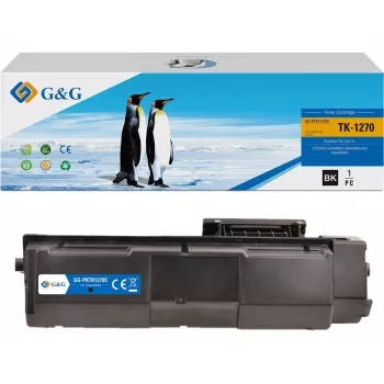 Cartucho de toner compatível G&G GG-PKTK1270C para Pantum TL-410, preto, 1500 páginas