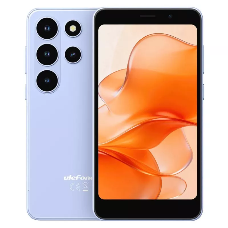 Smartphone Ulefone Note 22 3GB/32GB Dual SIM 4G LTE ecrã HD+ 6,52 polegadas câmara tripla 13MP 4000mAh Icy Blue