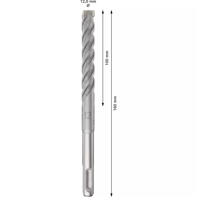 Broca de martelo BOSCH 2608833905 PRO SDS Plus-5X 12x100x160 mm
