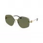 Óculos de sol de mulher Tory Burch TY6111-334371, armação Havana castanho-escuro, lentes castanhas degradê, 56/16/140 mm