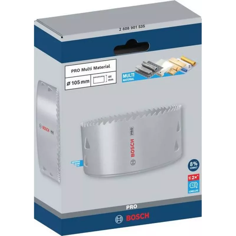 Serra copo Bosch Expert for Metal 105 mm Cobalt Bi-Metall 2608901535