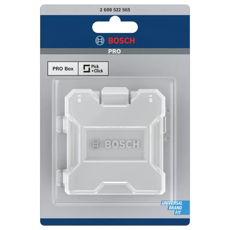 Caixa de armazenamento Bosch Accessories 2608522565 Pick and Click M, reutilizável, preto/vermelho