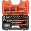 Conjunto de chaves de caixa para chave de impacto Bahco SW79 79 peças 1/2 polegadas e 1/4 polegadas encaixe métrico 6 lados
