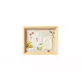 Conjunto de recordação de impressões de mãos e pés de bebé Tiny Love moldura de madeira simples