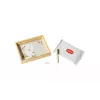 Conjunto de recordação de impressões de mãos e pés de bebé Tiny Love moldura de madeira simples