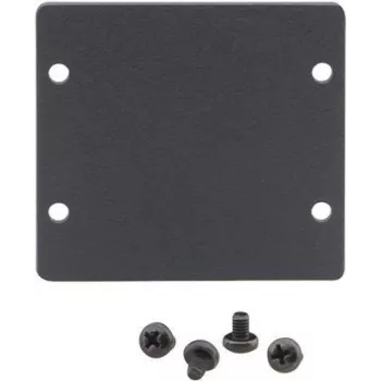 Módulo cego frontal preto Kramer W-2BLANK para placas de parede (2 aberturas) 85-00705090