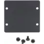 Módulo cego frontal preto Kramer W-2BLANK para placas de parede (2 aberturas) 85-00705090