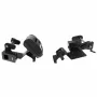 Brodit suporte de impressora com função de rolo de etiquetas para Zebra Alpha 30L/40L, VESA 75/AMPS, MultiMoveClip, eliminador de bateria (217038)
