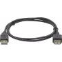 Kramer cabo de extensão USB 2.0 4,6 m (ficha USB-A para conector fêmea USB-A) 96-02121015