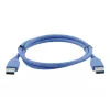 Kramer C-USB3/AA-3 cabo USB 3.0, ficha Type-A para ficha Type-A, 0,9 m, azul 96-0230003