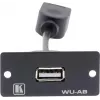 Kramer WU-AB módulo snap-in USB Type-A conector fêmea para conector fêmea preto 85-0118399