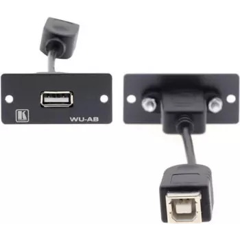 Kramer WU-AB módulo snap-in USB Type-A conector fêmea para conector fêmea preto 85-0118399